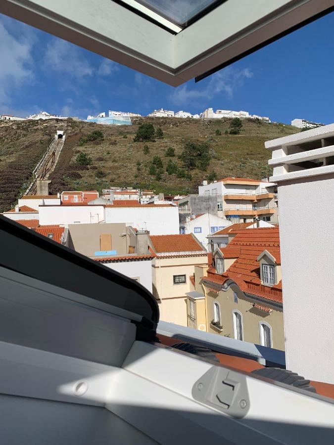 Апартаменты Casa Na Onda Elevador Назаре Экстерьер фото